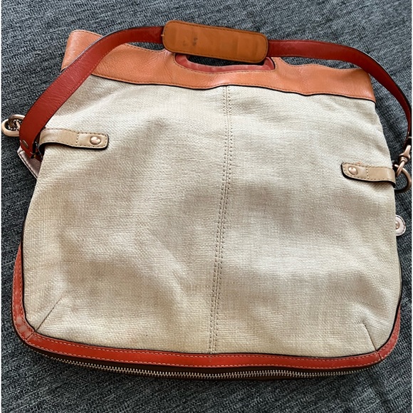 Coach Orange/Rose Gold Handbag Purse - Picture 2 of 5